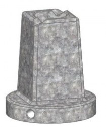 Square Cap for Stem for Ball Valve KP - ISO DN65-DN150