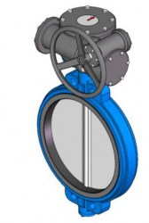 Wafer Butterfly Valve LZM DI/SS PN16 120°C DN350-DN600