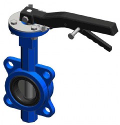 Wafer Butterfly Valve LZM DI/SS PN16 120°C DN40-DN300